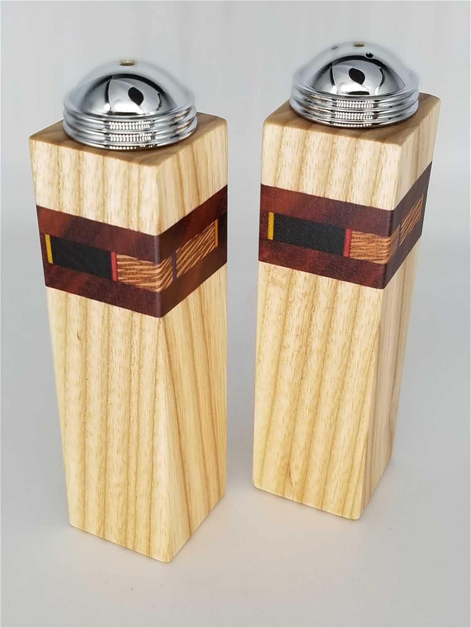 Bold Mosaic Salt and Pepper Shaker Set